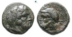 Ancient Coins - Sicily. Gela circa 339-310 BC.  Bronze Æ