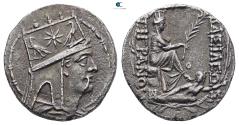 Ancient Coins - Kings of Armenia. Tigranocerta. Tigranes II "the Great" 95-56 BC.  Tetradrachm AR