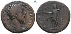 Ancient Coins - Marcus Aurelius (161-180). Æ Sestertius