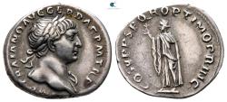 Ancient Coins - Trajan, 98-117. Denarius, Rome, circa 107-108.