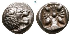 Ancient Coins - IONIA. Miletos. Late 6th-early 5th century BC. Diobol