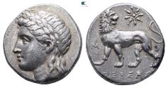 Ancient Coins - Ionia. Miletos circa 350-340 BC. ΠΕΡΣΑΣ (Persas), magistrate Tetradrachm AR