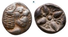 Ancient Coins - Ionia, Miletos. Late 6th-early 5th century BC. Diobol