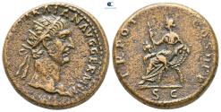 Ancient Coins - Trajan. AD 98-117. Æ Dupondius. Rome mint.