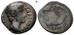 Ancient Coins - Augustus. Denarius. 19 BC. Colonia Patricia (Córdoba).