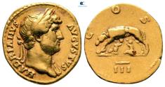 Ancient Coins - Hadrian AD 117-138. Struck AD 124/5. Rome Aureus AV