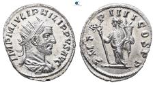 Ancient Coins - Philip I Arab AD 244-249. Antioch Antoninianus AR