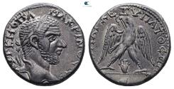 Ancient Coins - Judaea. Aelia Capitolina. Macrinus AD 217-218.  Billon-Tetradrachm