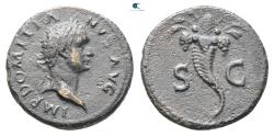 Ancient Coins - Domitian AD 81-96. Rome Semis Æ