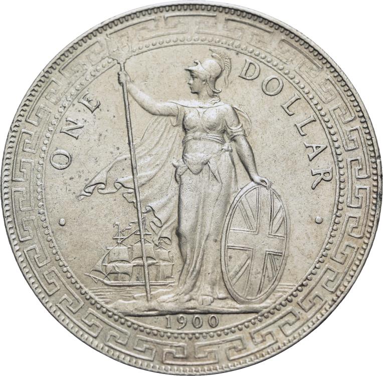 Great Britain Trade Dollar 1900 China Hongkong | European Coins