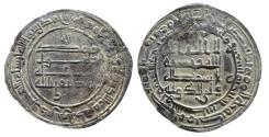 World Coins - Abbasid AR Dirham al-Muktafi Wasit AH 291