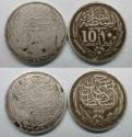 World Coins - EGYPT 2 * 10 QIRSH SULTAN HUSSEN KAMIL NO MINT , DATE 1335 AH .