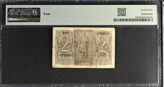 World Coins - Italy 2 Lire AD 1939 ( PMG Graded )