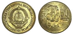 World Coins - YUGOSLAVIA 50 DINARA AD 1963