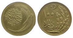 World Coins - Turkey 100 Bara AH 1341