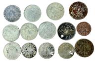World Coins - Saudi Lot 1 & 1/2 Piaster (14 pcs) AH 1344-1346