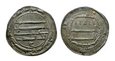 World Coins - Abbasid AR Dirham al-Mahdi Madinat al-Salam AH 166