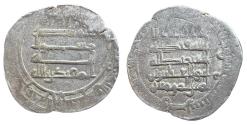 World Coins - Abbasid AR Dirham al-Muqtadir al-Mawsil AH 314
