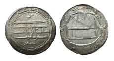 World Coins - Abbasid AR Dirham al-Rashid al-Muhammadiya AH 183
