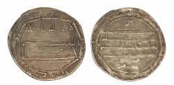 World Coins - Abbasid AR Dirham Al-Muhammadiya AH 183
