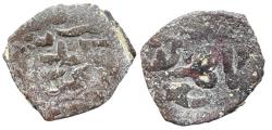 World Coins - Mamluk AE Fals Barquq Dimashq AH 796