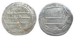 World Coins - Abbasid AR Dirham Al-Rashid Zaranj AH 179