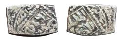 World Coins - Crusader AR Dirham Ayyubid style AD 1253