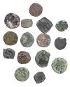 World Coins - Islamic Medieval AE Coins (15 pcs)