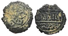 World Coins - Mamluk AE Fals Hasan Dimashq Mint AH 749