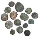World Coins - Islamic Medieval AE Coins (15 pcs)