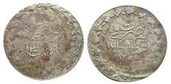World Coins - Ottoman/Turkey 20 Bara Constantinople AH 1255/3