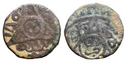 World Coins - Mamluk AE Fals Sha'ban II Dimashq AH 77?
