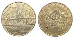 World Coins - France 10 Francs AD 1976