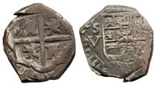 World Coins - Spain AR 1 Real Philip III AD 1598-1621 Seville