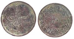 World Coins - Ottoman/Turkey 10 Para Abdulaziz Constantinople AH 1277/4
