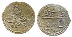 World Coins - Ottoman\Turkey AR Akce Mustafa III Islambol AH 1171/1