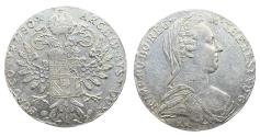 World Coins - Austria Thaler Maria Theresa AD 1780