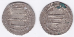 World Coins - Abbasid AR al-Kufa AH145