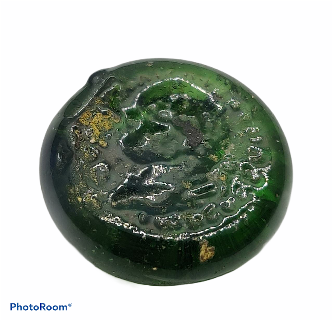 Roman green glass weight ! | Roman Imperial Coins