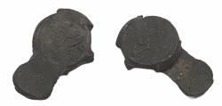 World Coins - Lead Ottoman Seal With Inscription Text
