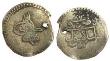 World Coins - Ottoman/Turkey 5 Bara Islambol AH 1187/87