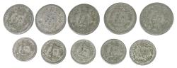 World Coins - Ottoman/Turkey Para AH 1327 (10 Pcs )