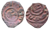 World Coins - Mamluk AE Fals Almansur Ali Dimashq AH 782