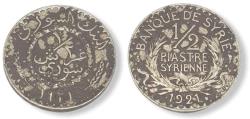 World Coins - Syria (piastre) AD 1921 *