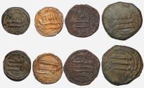 World Coins - Abbasid AE Fals (4 Pcs)