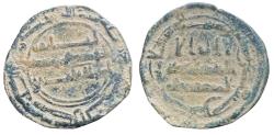 Ancient Coins - Abbasid AE Fals al-Mahdi Madinat al-Salam AH 166
