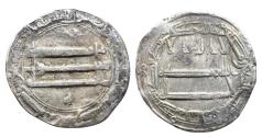 World Coins - Abbasid AR Dirham al-Rashid Madinat al-Salam AH 193