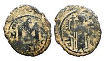 World Coins - Arab Byzantine AE Fals Hims