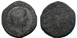 Ancient Coins - Roman Empire - Gordian III - Augustus 238-244 AD - Sestercius - VF