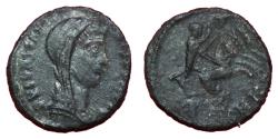 Ancient Coins - Constantine I - Commemorative - Constantine in quadriga to heaven